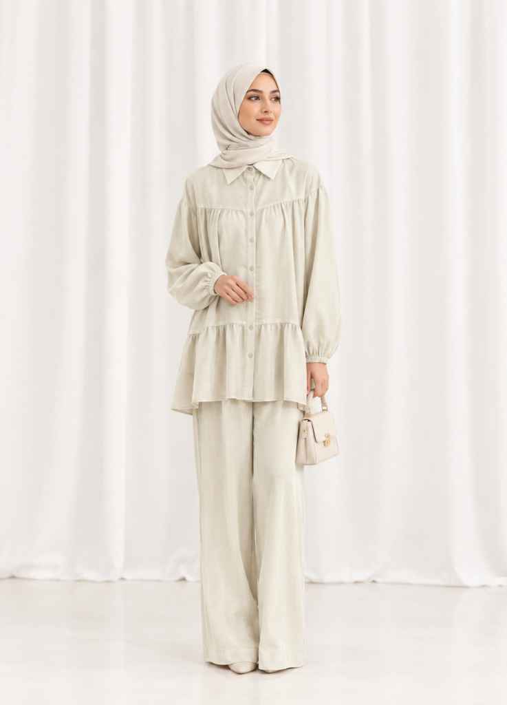 The Nurjana Luxe Co-ord by Yafa